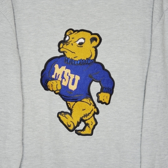 HBCUniversity MSU Bear Sweatshirt Size XL Cotton Retro Morgan Pullover Unisex - Picture 2 of 12